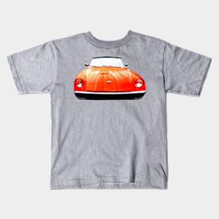 Jensen Healey 1970s classic British sports car high contrast red Kids T-Shirt